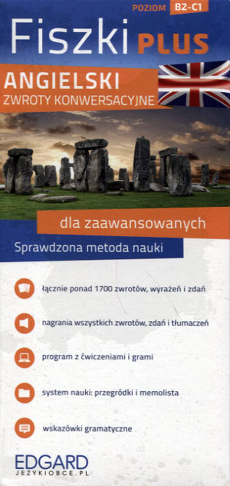 Angielski. Fiszki Plus. Zwroty konwersacyjne dla zaawansowanych