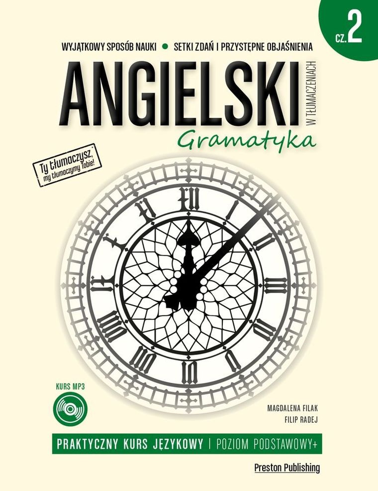 Angielski w tłumaczeniach. Gramatyka. Część 2. Książka + CD mp3