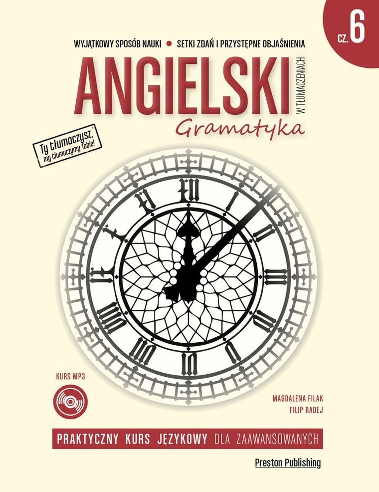 Angielski w tłumaczeniach. Gramatyka. Część 6. Książka + CD mp3
