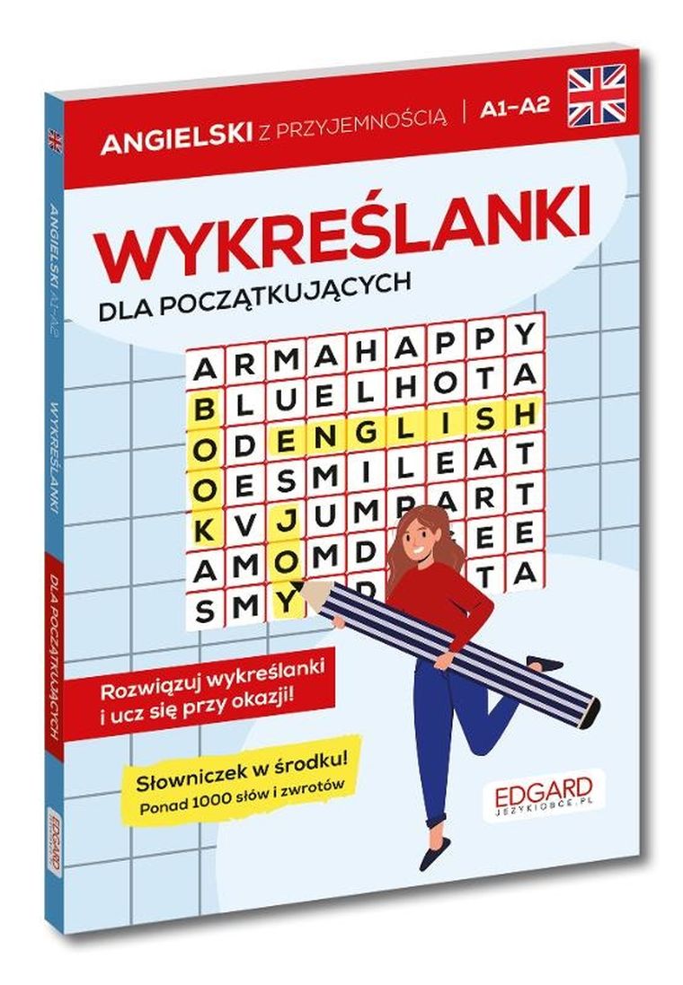 Angielski. Wykreślanki dla początkujących A1-A2