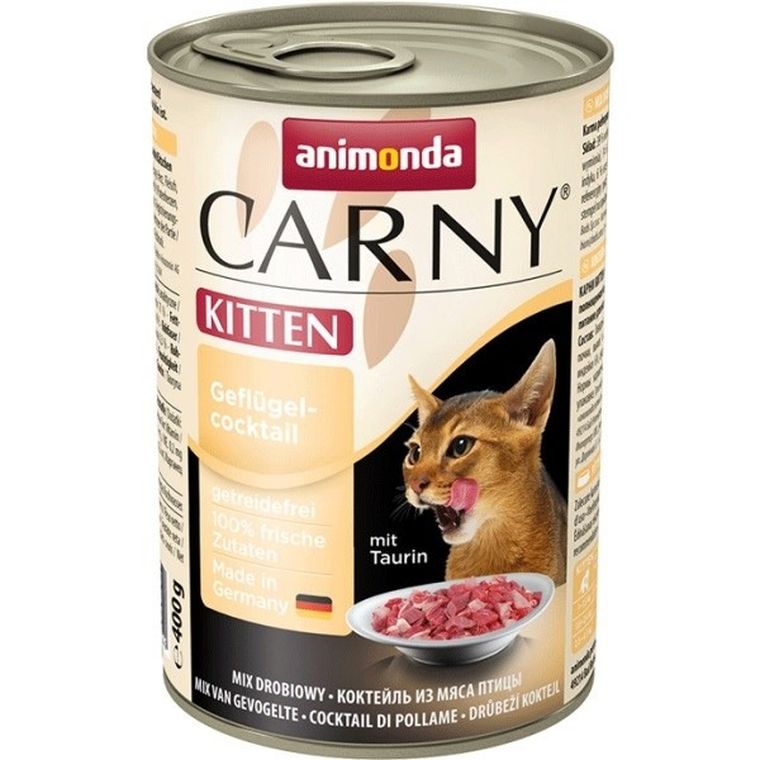 Animonda, Carny, Kitten, karma mokra dla kota, wołowina i drób, 400g