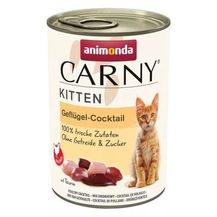 Animonda, Cat Carny, Kitten, karma mokra dla kota, koktajl drób, 400g