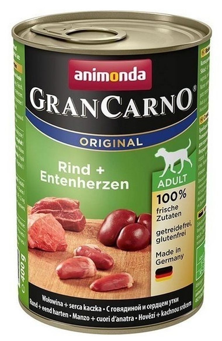 Animonda, Grancarno, Adult, indyk z kaczką, puszka dla psa, 400g