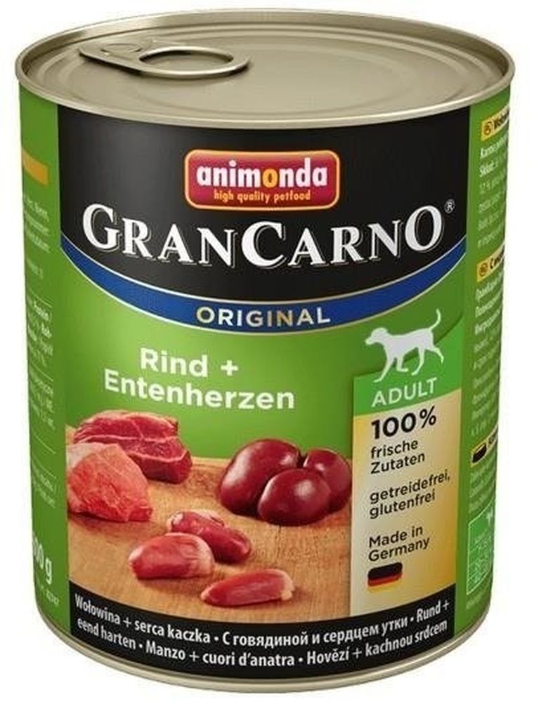 Animonda, Grancarno, Adult, indyk z kaczką, puszka dla psa, 800g