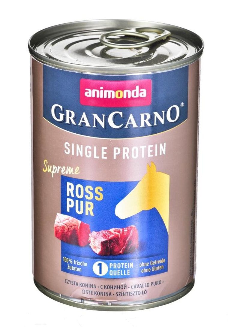 Animonda, Grancarno Single Protein, karma mokra dla psa, Konina, 400g