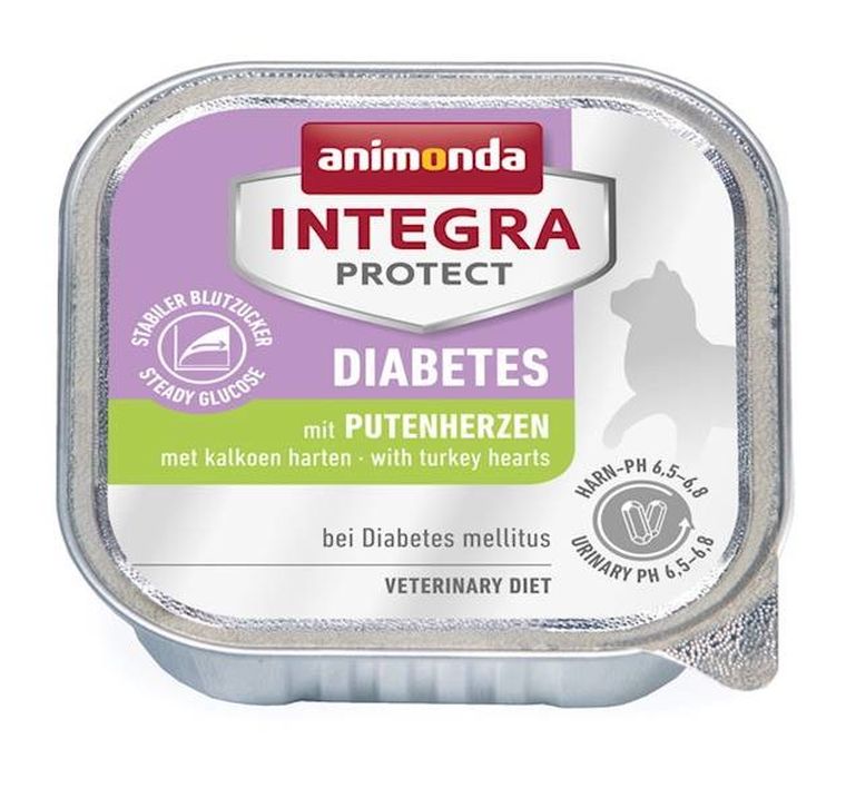 Animonda, Integra Protect, Diabetes, serca indyka, mokra karma dla kota, 100g