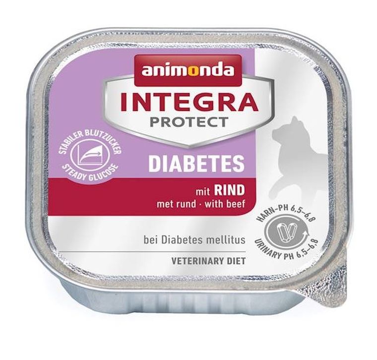 Animonda, Integra Protect, Diabetes, wołowina, mokra karma dla kota, 100g
