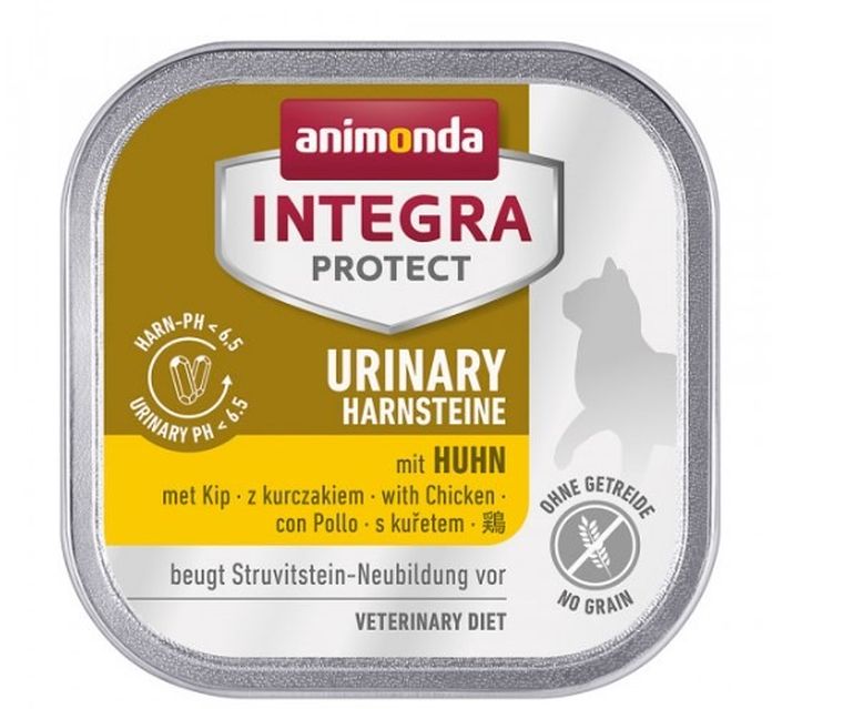 Animonda, Integra Protect Harnsteine, karma mokra dla kota, kurczak, tacka, 100g