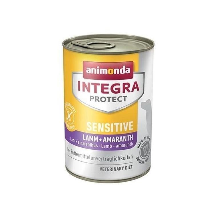 Animonda, Integra Protect, Sensitive, jagnięcina i amarantus, puszka dla psa, 400g
