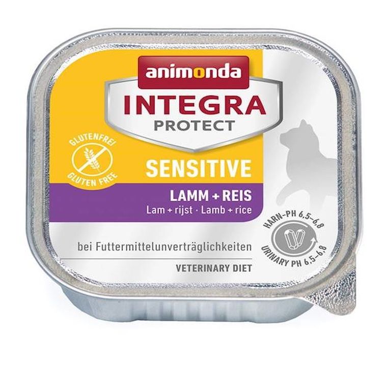 Animonda, Integra Protect, Sensitive, jagnięcina i ryż, mokra karma dla kota, 100g