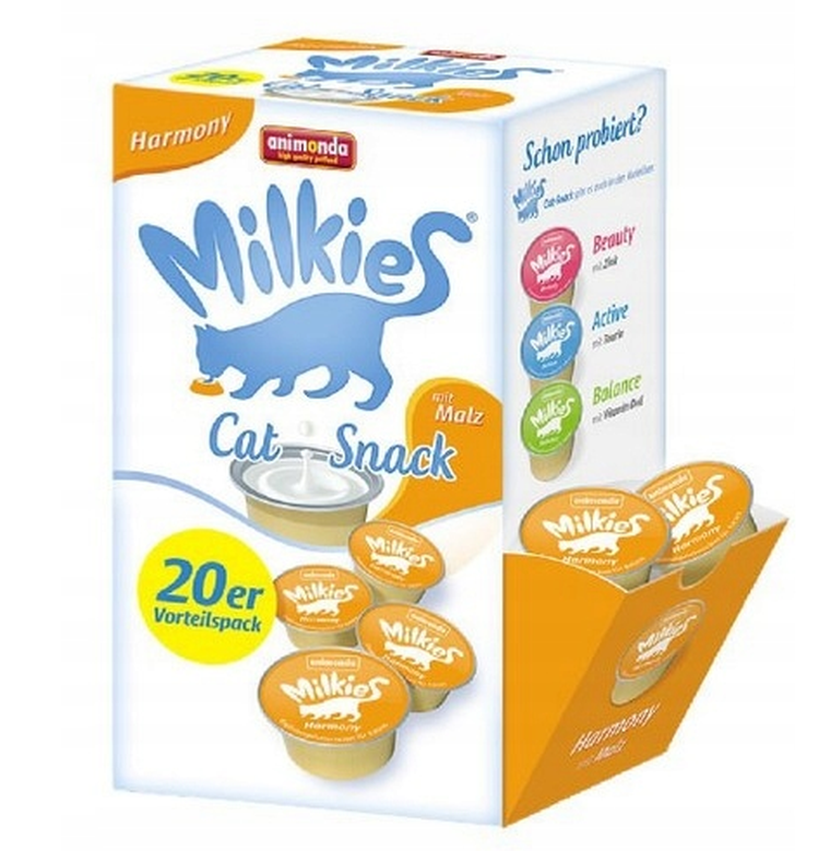 Animonda, Milkies cat snack, Harmony, mleczne smakołyki ze słodem dla kotów, 20-15g