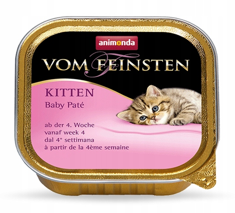 Animonda, Vom Feinsten, Baby Pate, Kitten, delikatna karma dla kociąt w formie pasztetu, 100g