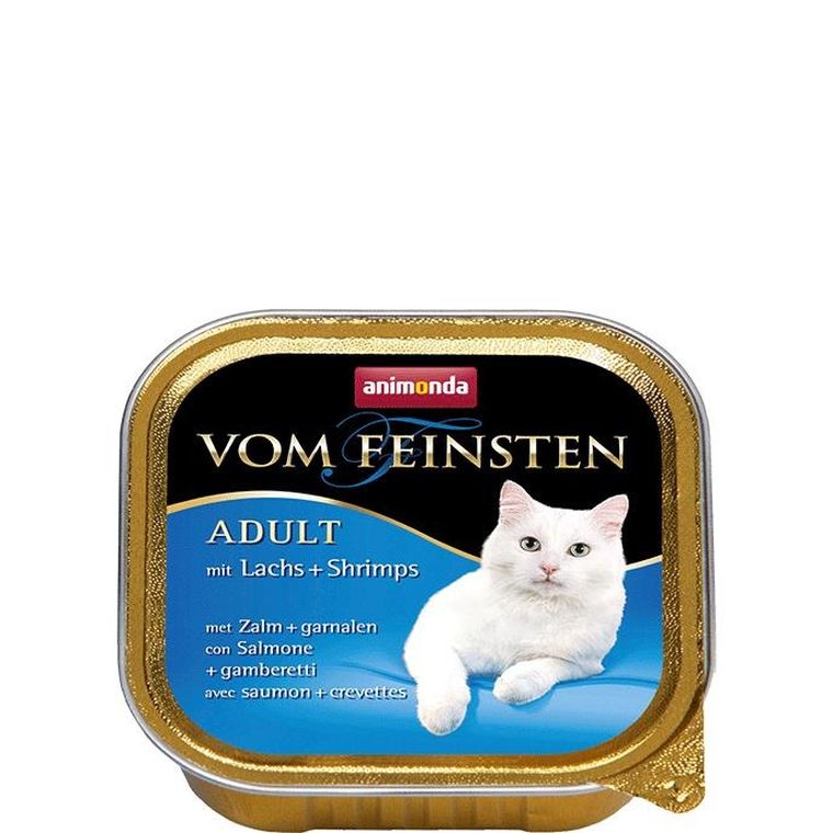 Animonda, Vom Feinsten, Classic Cat, karma mokra dla kota, łosoś i krewetki, 100 g