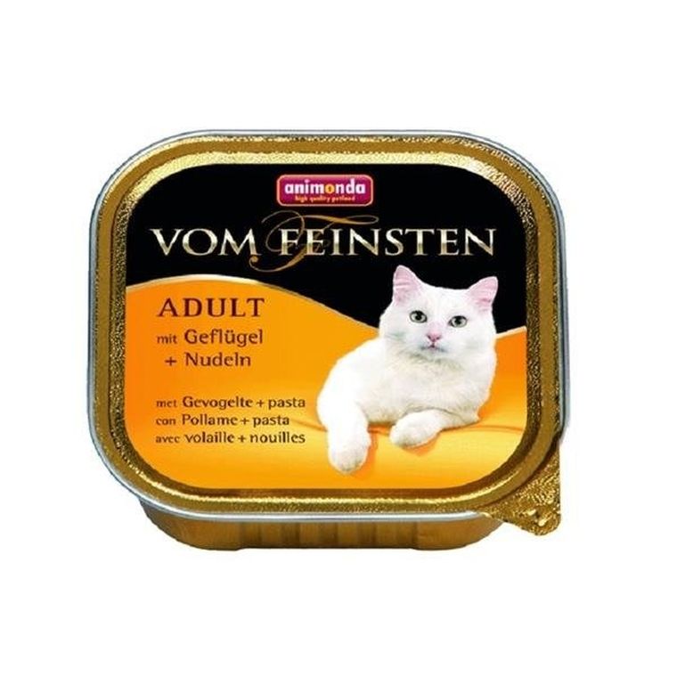 Animonda, Vom Feinsten, Menue, drób z makaronem, karma mokra dla kota, 100g