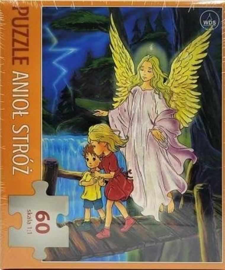 Anioł Stróż, puzzle, 60 elementów