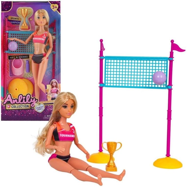 Anlily, lalka siatkarka z akcesoriami