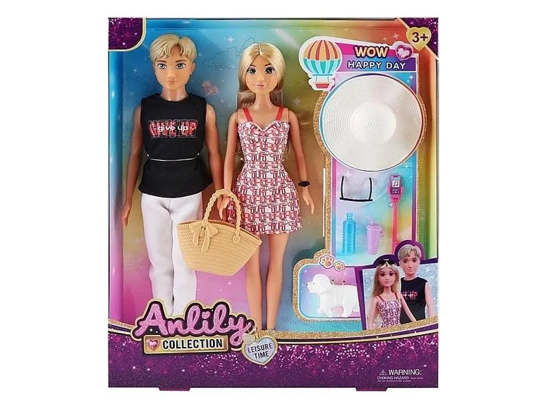 Anlily, Leisure time, zestaw lalek z akcesoriami, 29 cm