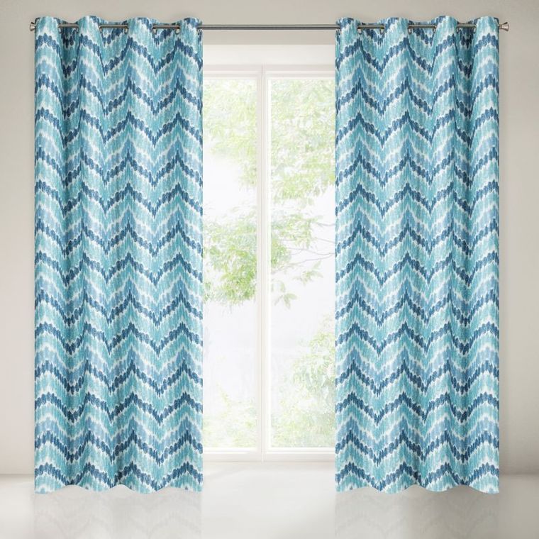 Ann, zaciemniająca zasłona, z efektownym nadrukiem, 140-250 cm