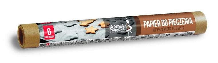 Anna Zaradna, papier do pieczenia, brązowy, 6 m, 1 szt.