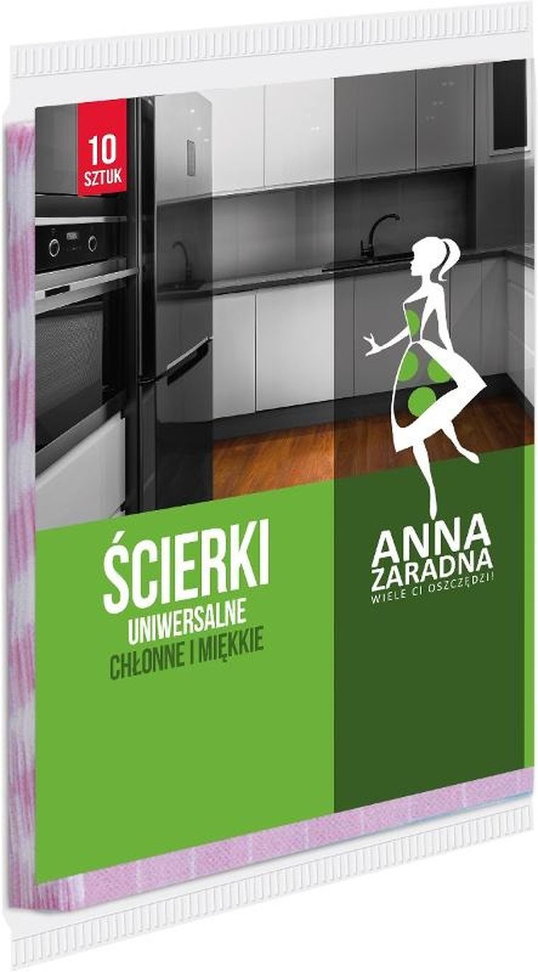 Anna Zaradna, ścierki uniwersalne, 10 szt.