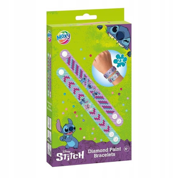 Antella, Lilo i Stitch, bransoletki z haftem diamentowym