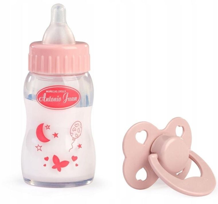Antonio Juan, butelka i smoczek ze znikającym mlekiem