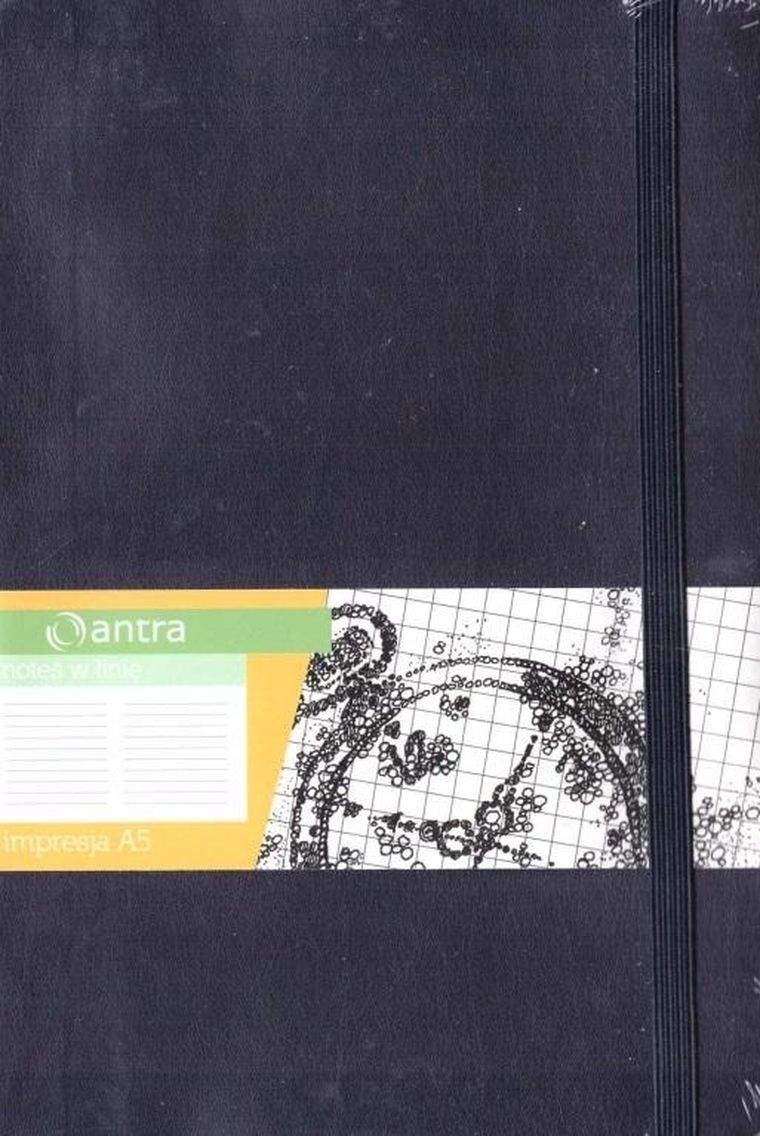 Antra, Impresja, notes A5, linia, granatowy, 1 szt.