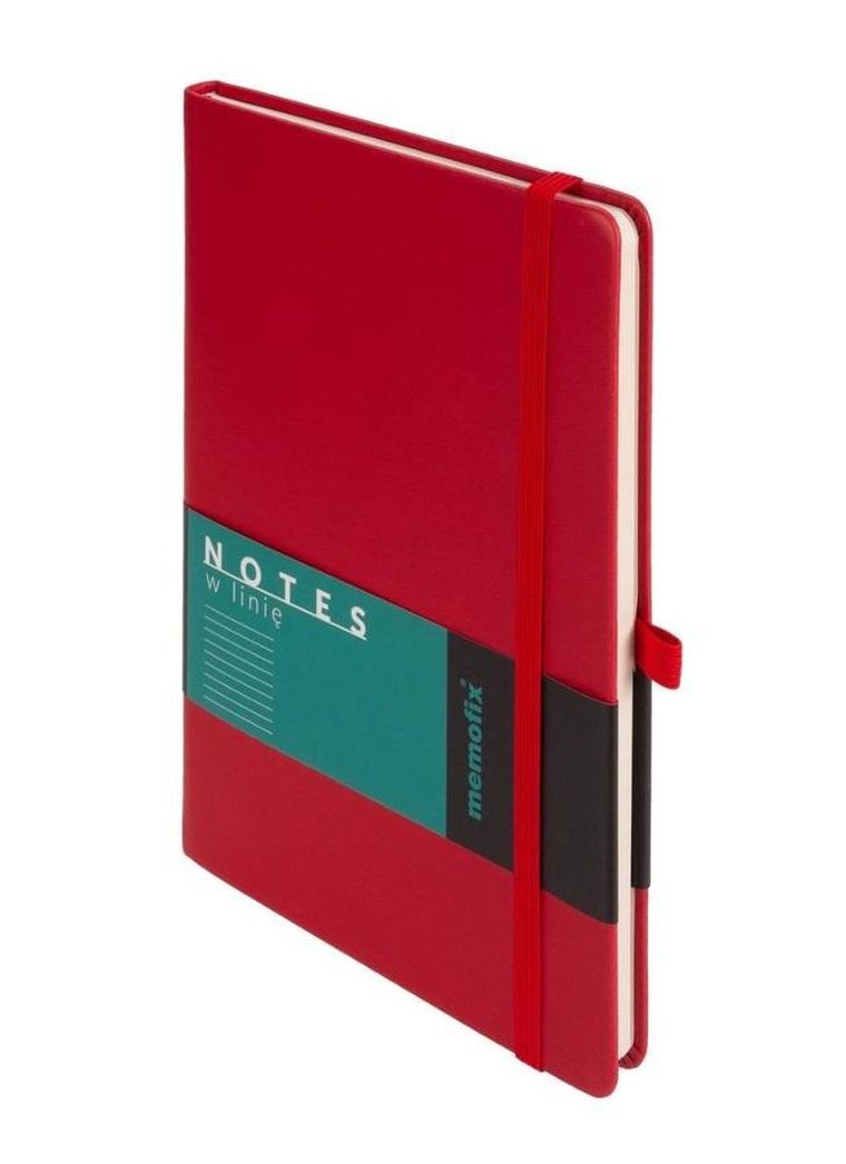 Antra, Memofix, notes A5, linia, czerwony, 1 szt.
