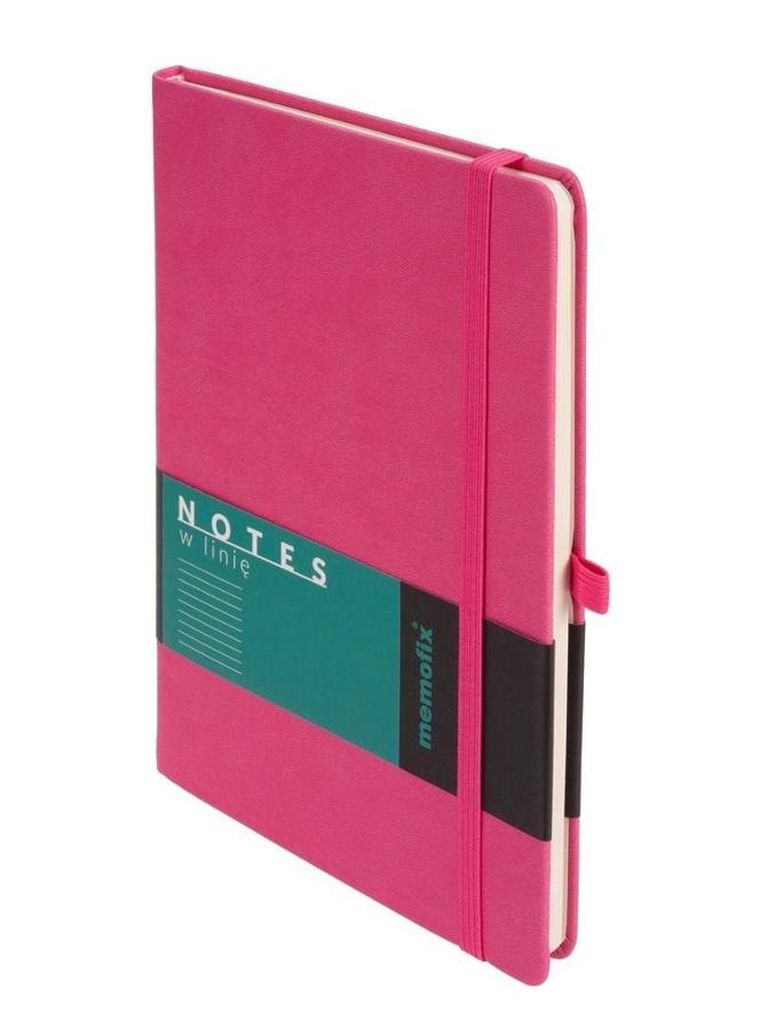 Antra, Memofix, notes A5, linia, różowy, 1 szt.