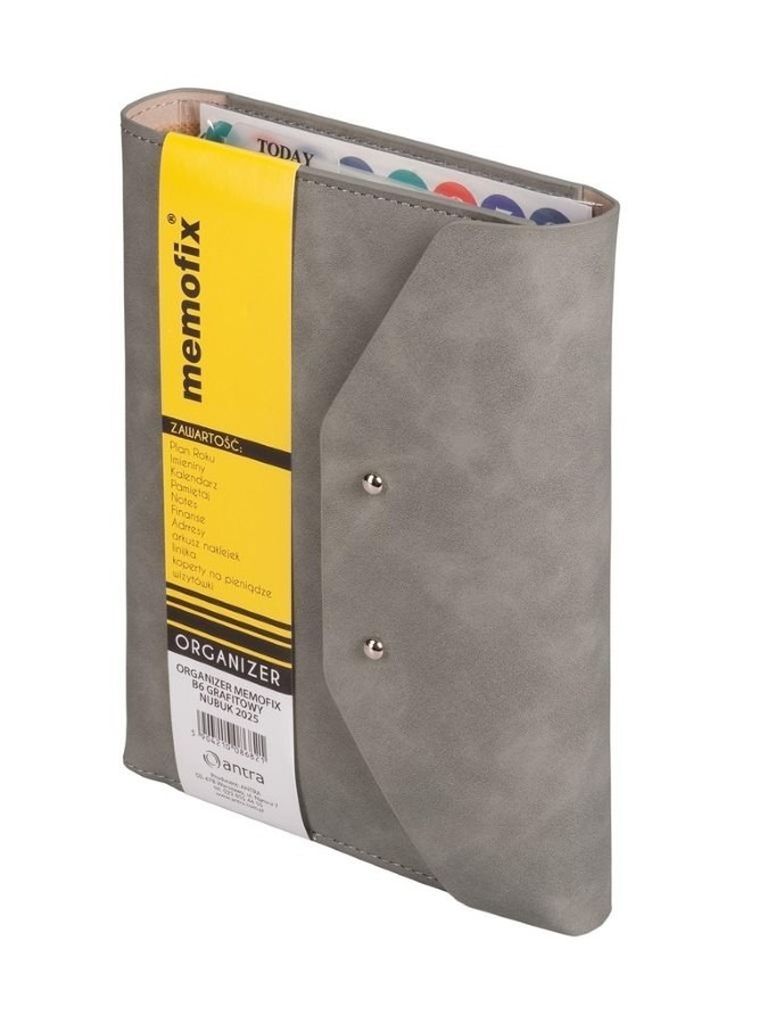 Antra, Memofix, organizer B6, grafitowy