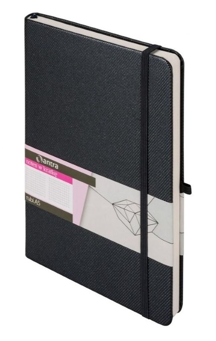 Antra, notes A5, kratka, rubi, grafitowy, 1 szt.