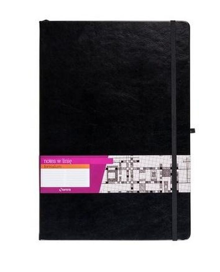 Antra, notes A6, linia, Formalizm, czarny, 1 szt.
