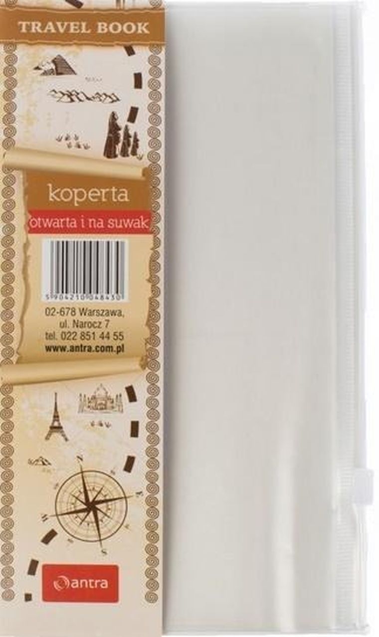 Antra, Podróżnik, wkład, koperta otwarta i na suwak