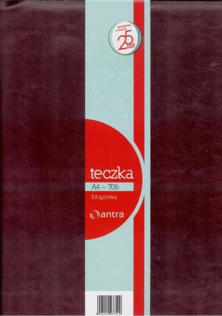 Antra, teczka A4, brązowa, 1 szt.