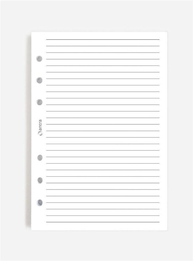 Antra, wkład do organizera A5, linia biała