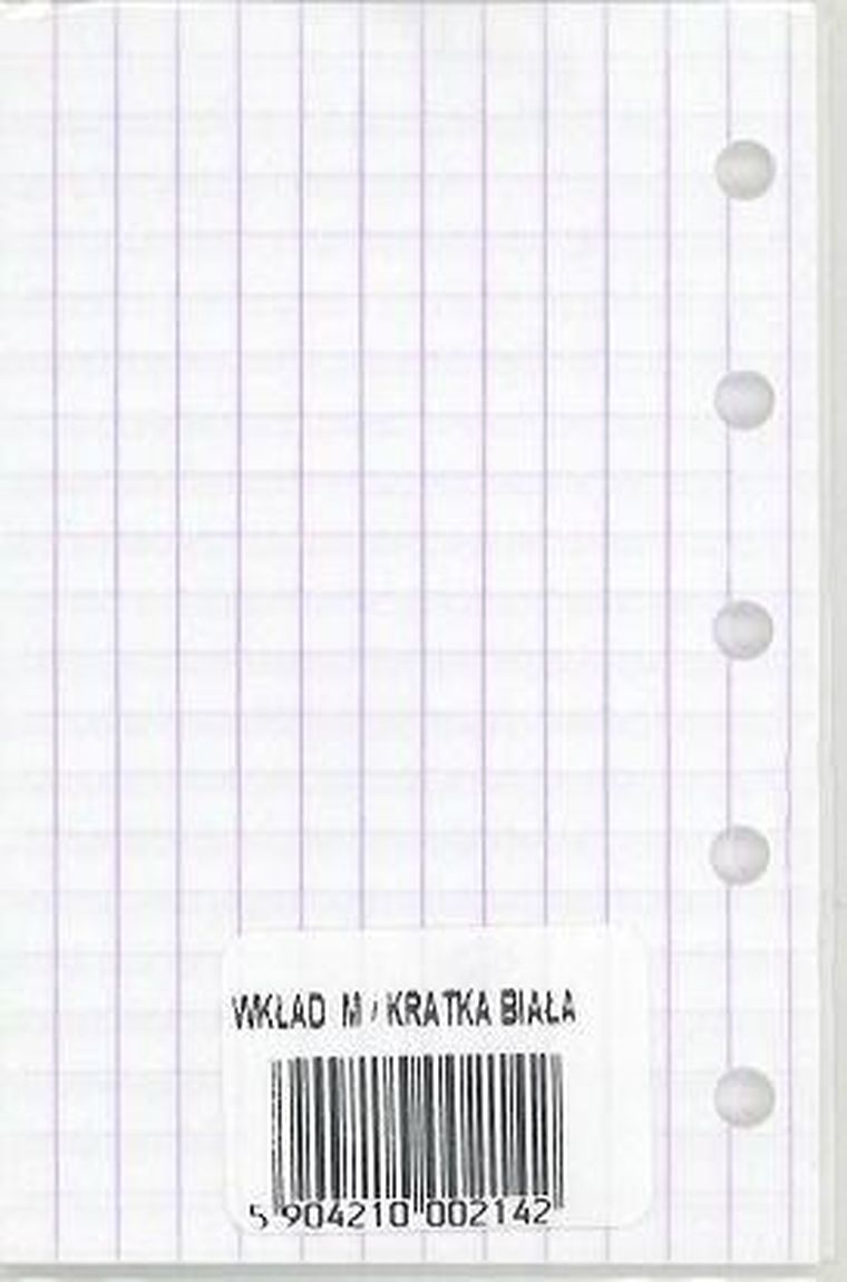 Antra, wkład do organizera, mini, Kratka biała