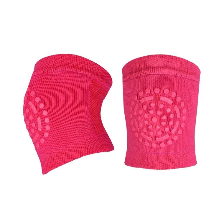 Antypoślizgowe nakolanniki dziewczęce, różowe, Milusie