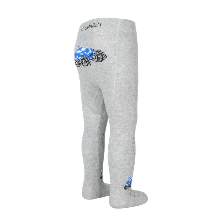 Antypoślizgowe rajstopy chłopięce, szare, Be Snazzy