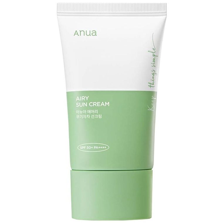 Anua, Airy Sun Сream SPF50+ PA++++, lekki krem przeciwsłoneczny, 50 ml