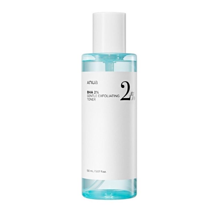 Anua, BHA 2% Gentle Exfoliating Toner, tonik złuszczający z kwasami, 150 ml