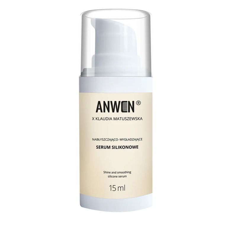 Anwen, Anwen x Klaudia Matuszewska, nabłyszczająco-wygładzające serum silikonowe, 15 ml