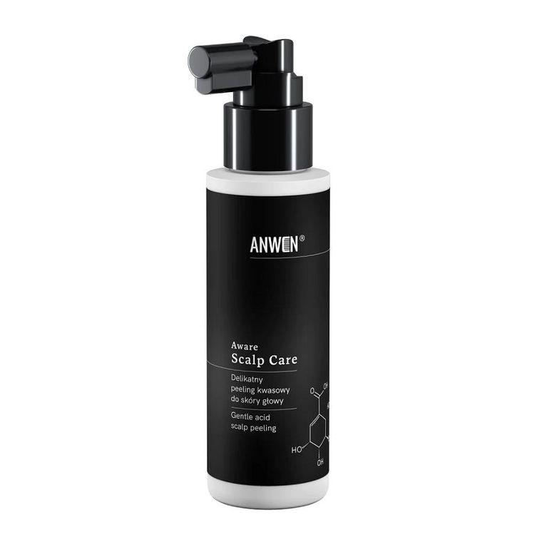 Anwen, Aware Scalp Care, delikatny peeling kwasowy do skóry głowy, 100 ml