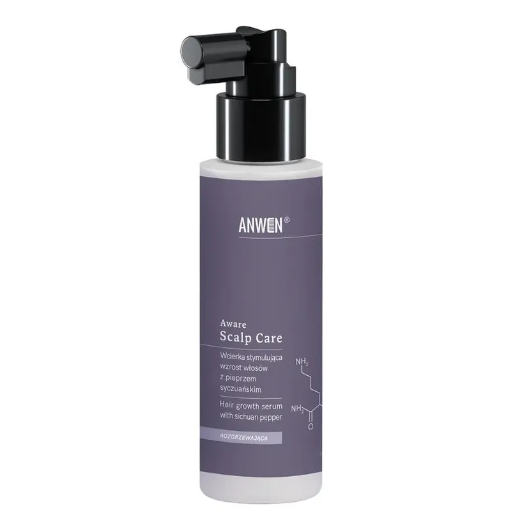Anwen, Aware Scalp Care, wcierka stymulująca wzrost włosów z pieprzem syczuańskim, 100 ml