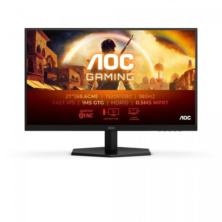 Aoc, monitor, 27", 27G42E, 180Hz, Fast IPS, HDMI, DP