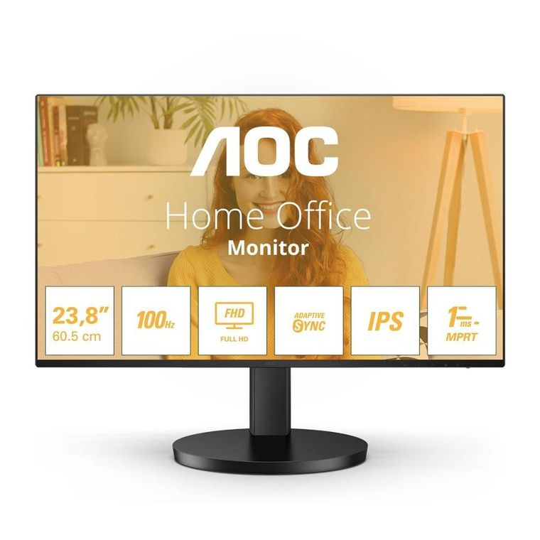 Aoc, monitor LED, 23.8", 24B3HA2, 100Hz