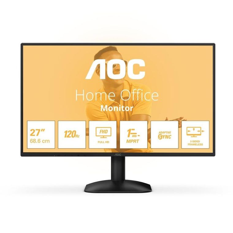 AOC, monitor LED 27", 120Hz, 27B31H
