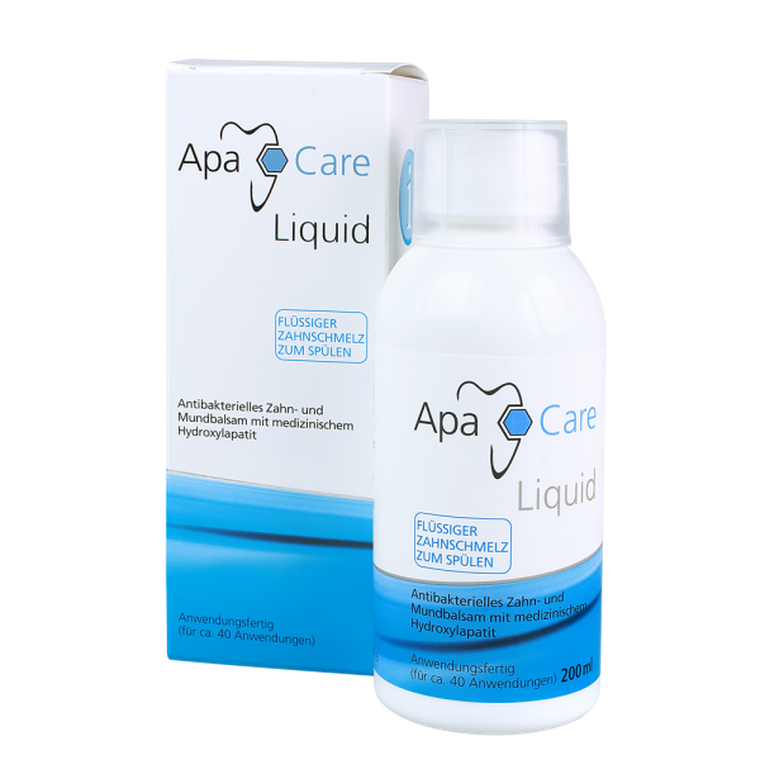 ApaCare, Liquid, płyn remineralizujący do płukania ust z hydroxyapatytem, 200 ml