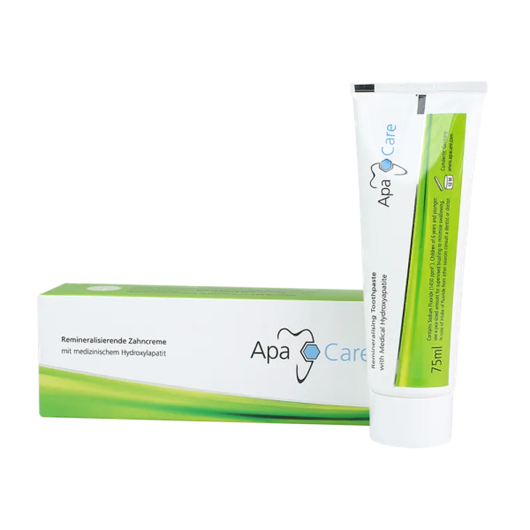 ApaCare, remineralizująca pasta do zębów z hydroxyapatytem, 75 ml