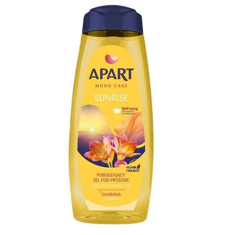 Apart Natural, Mood Care, pobudzający żel pod prysznic, Sunrise, 500 ml