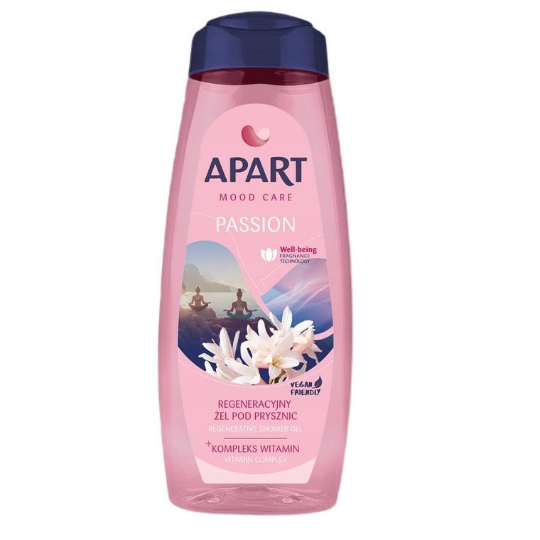 Apart Natural, Mood Care, regeneracyjny żel pod prysznic, Passion, 500 ml
